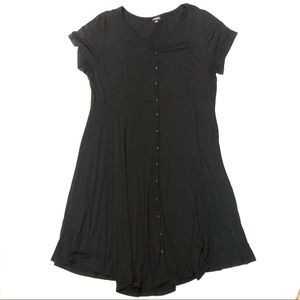 Torrid Black Button Down Dress